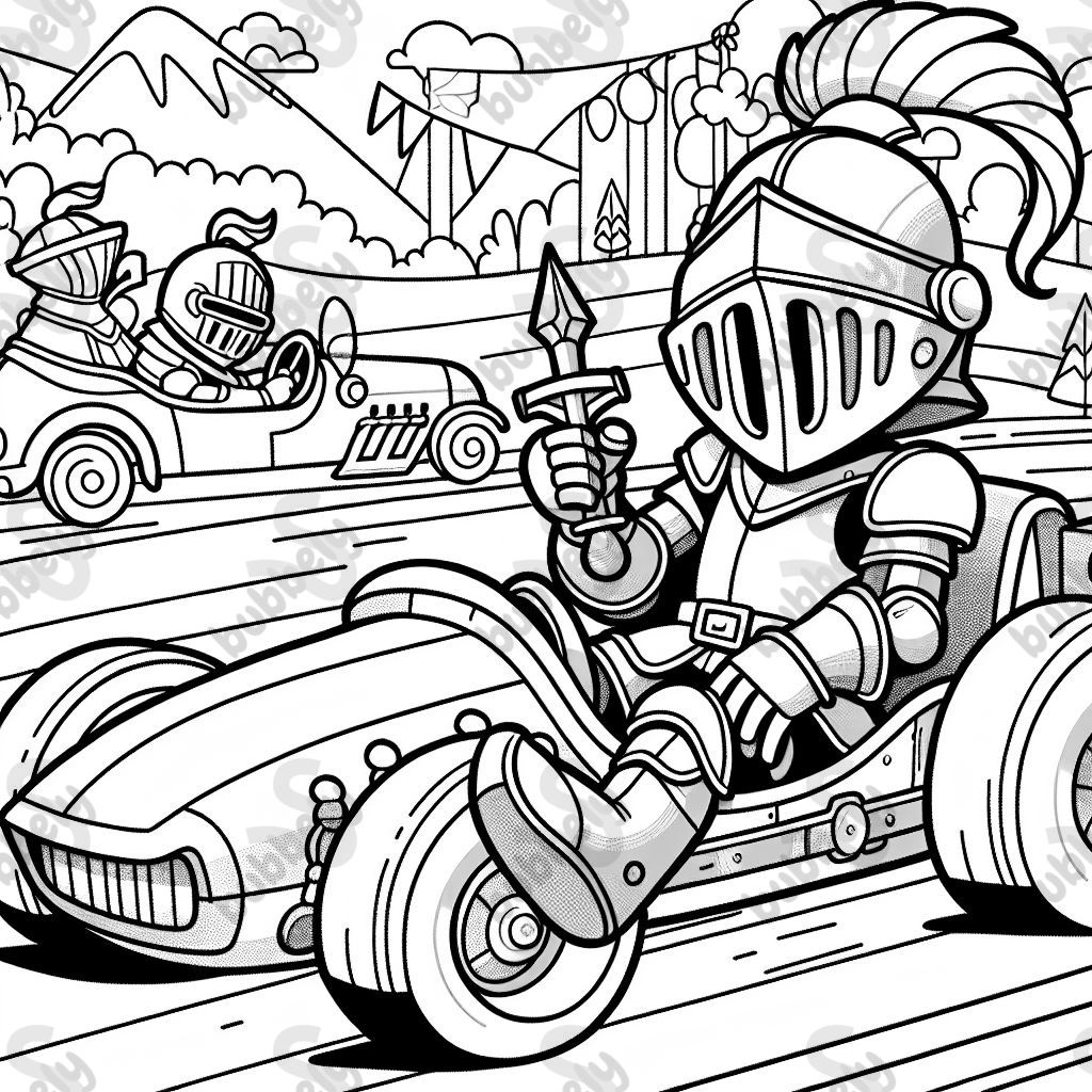 Chevalier dans une Ferrari Chevalier dans une Ferrari