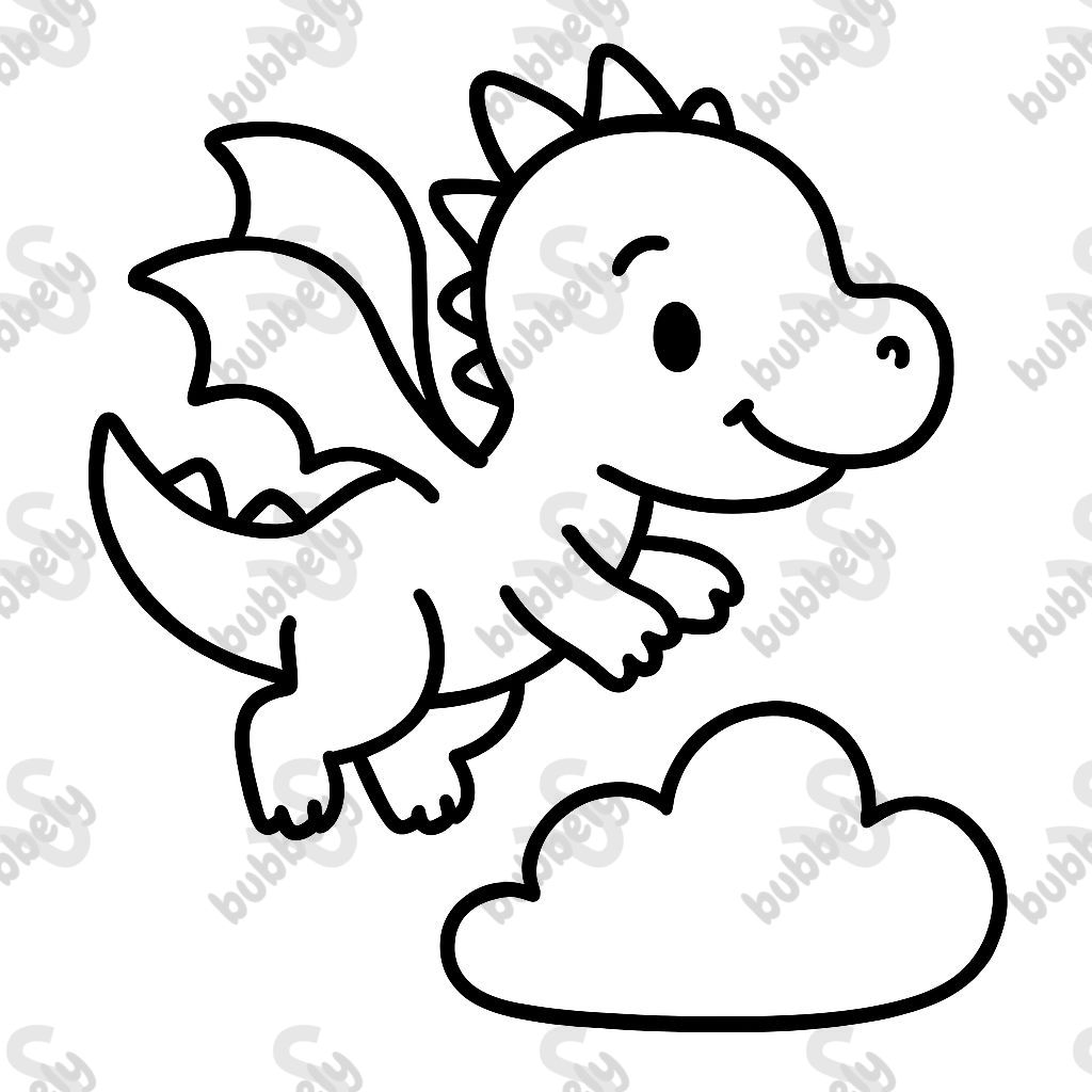 Un petit dragon volant un Mr