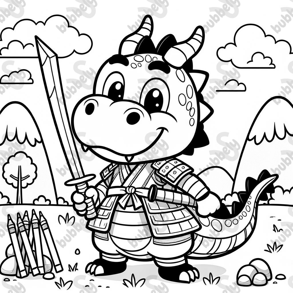 Dragon samurai