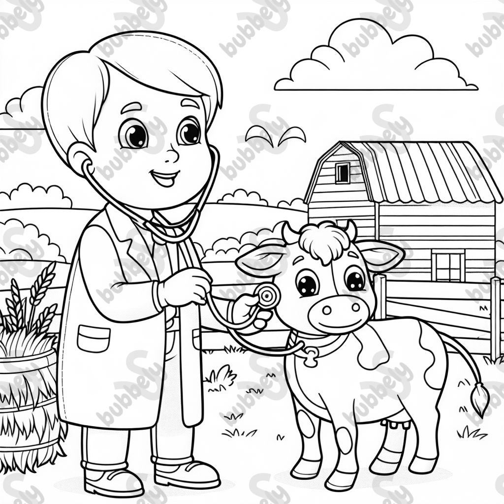 Einen Tierarzt mit Arm in der Kuh