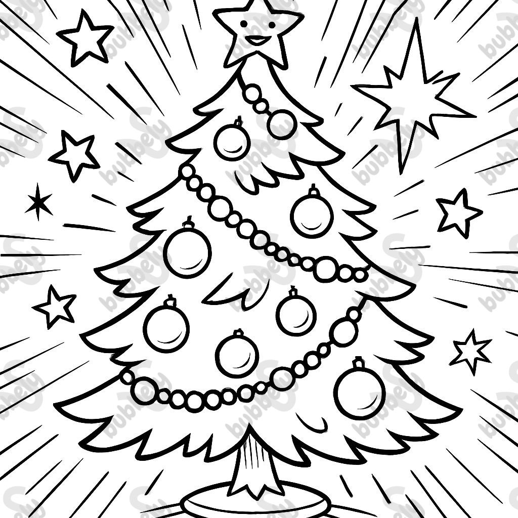 A Christmas Tree with ornaments on it. A Christmas Tree with ornaments on it.