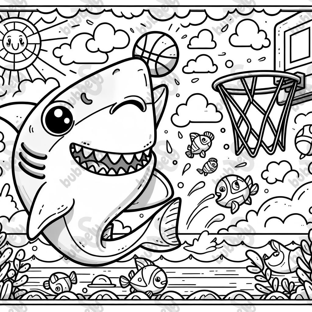 requin tirant au basketball requin tirant au basketball