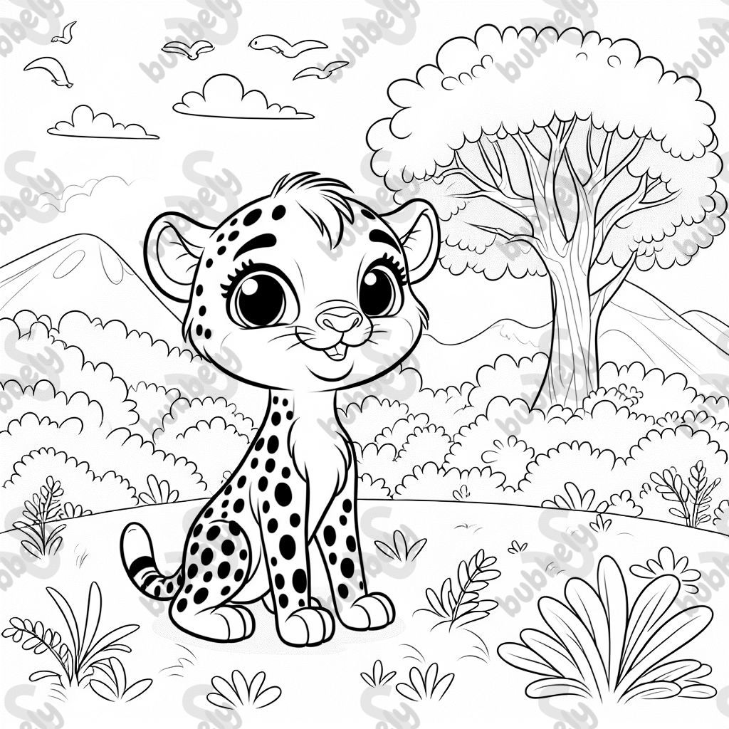 Cute cheetah