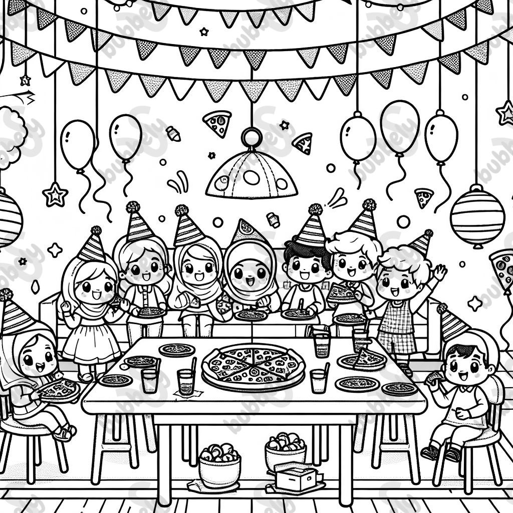 Pizza Party Invitation