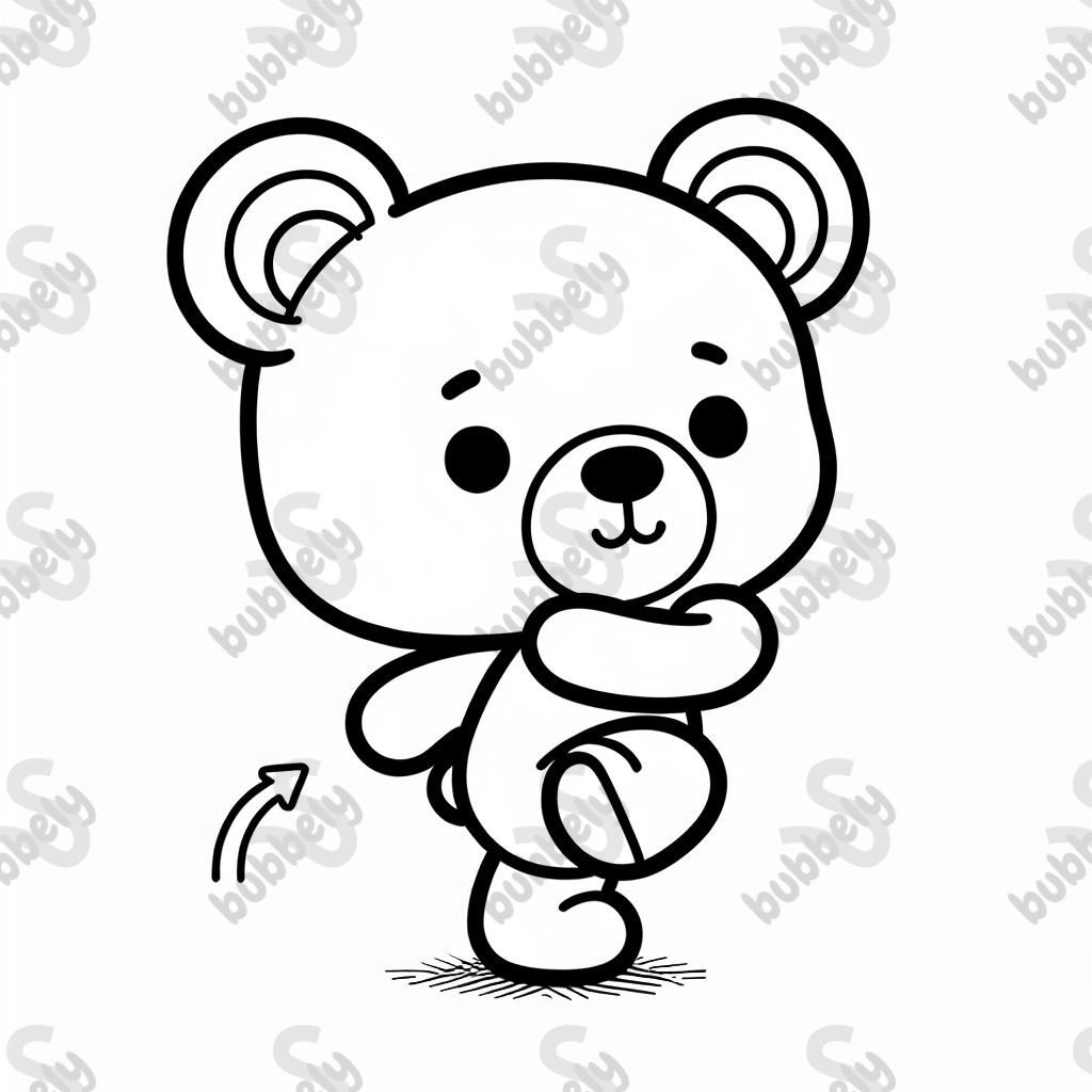 A dancing teddy bear 