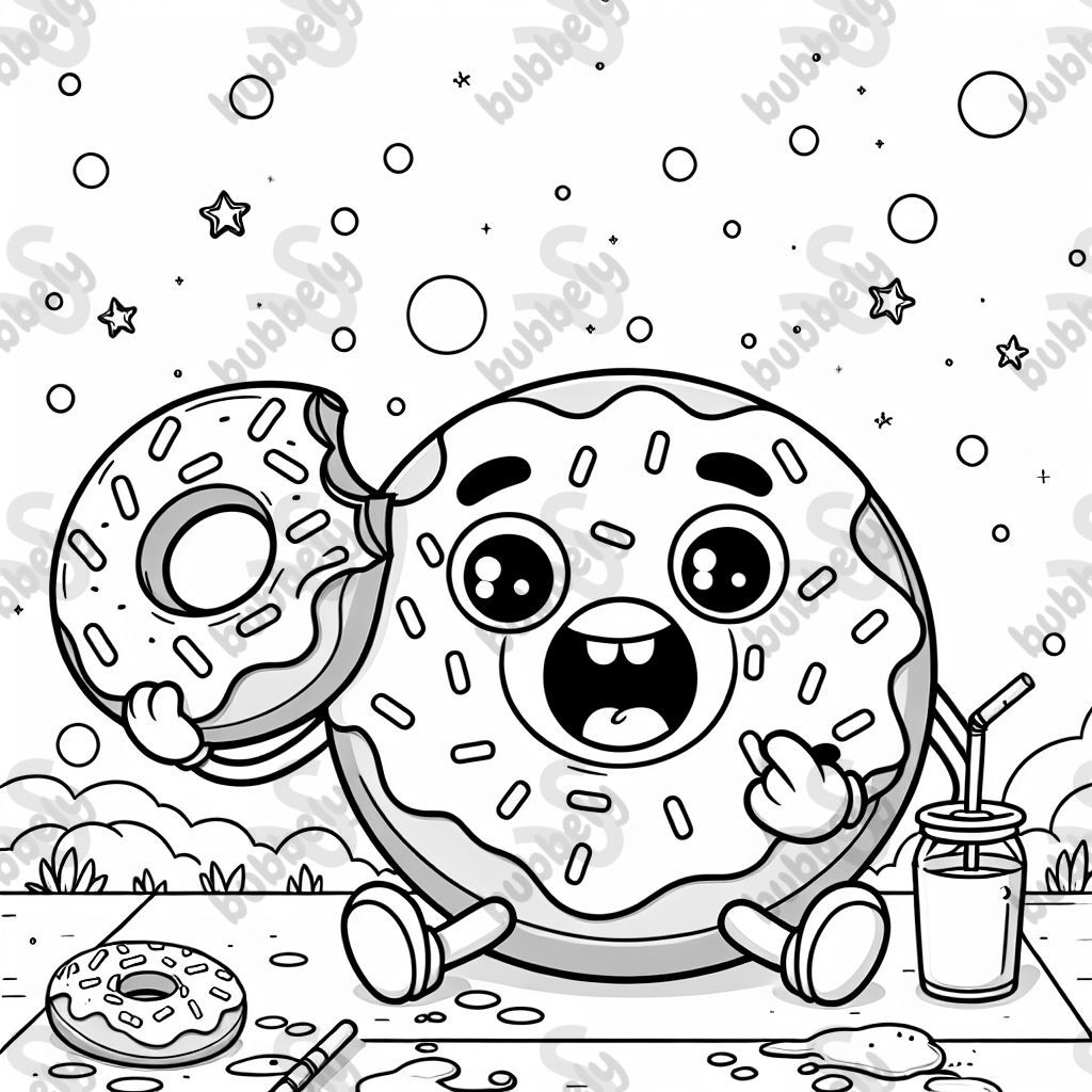 Donut eating a donut