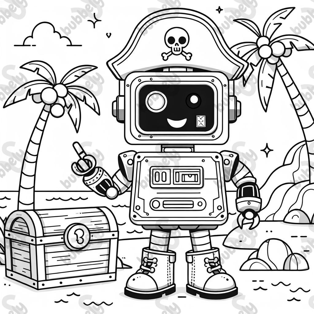 Roboter pirat