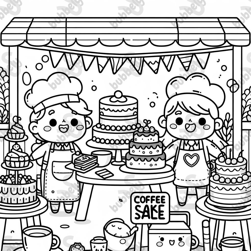 Kaffe und kuchen verkauf