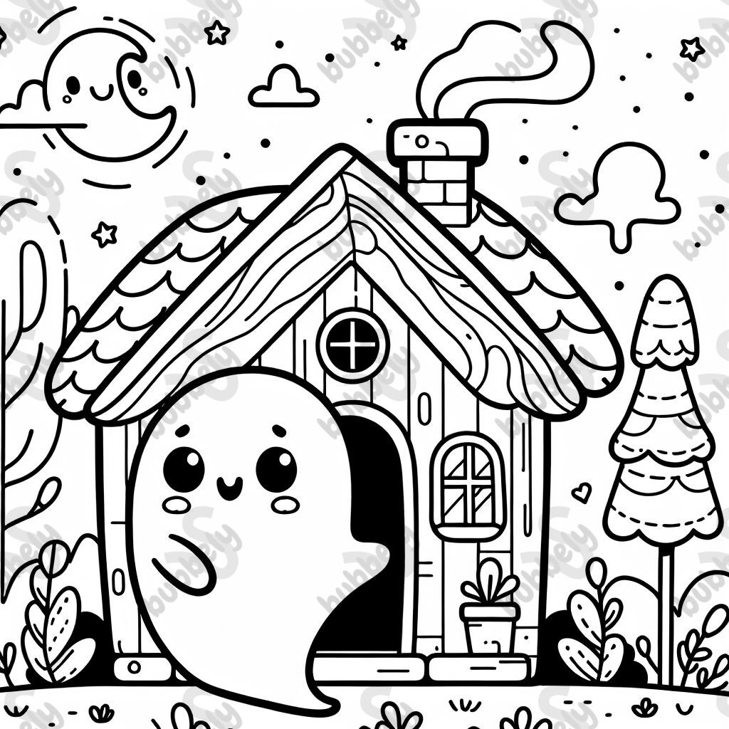 fantôme mignon à la maison