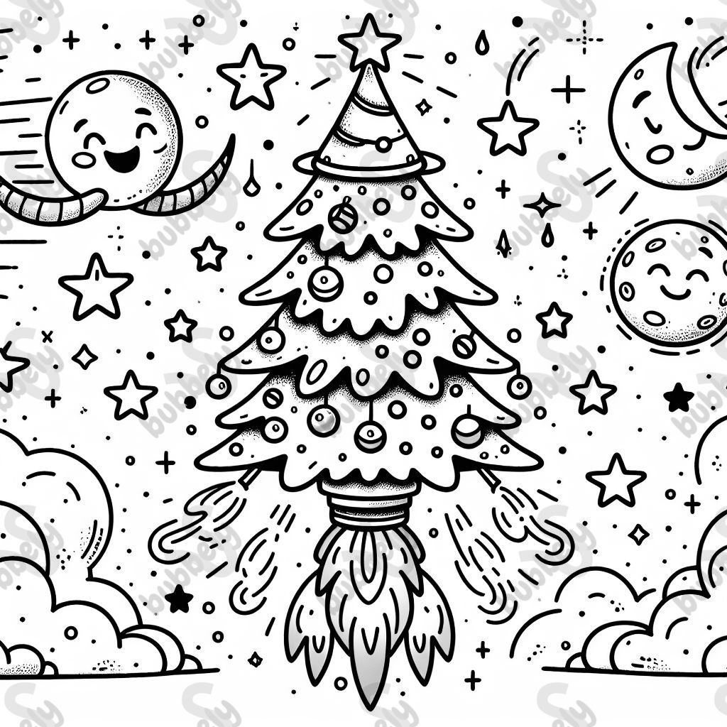 Christmas tree going to space