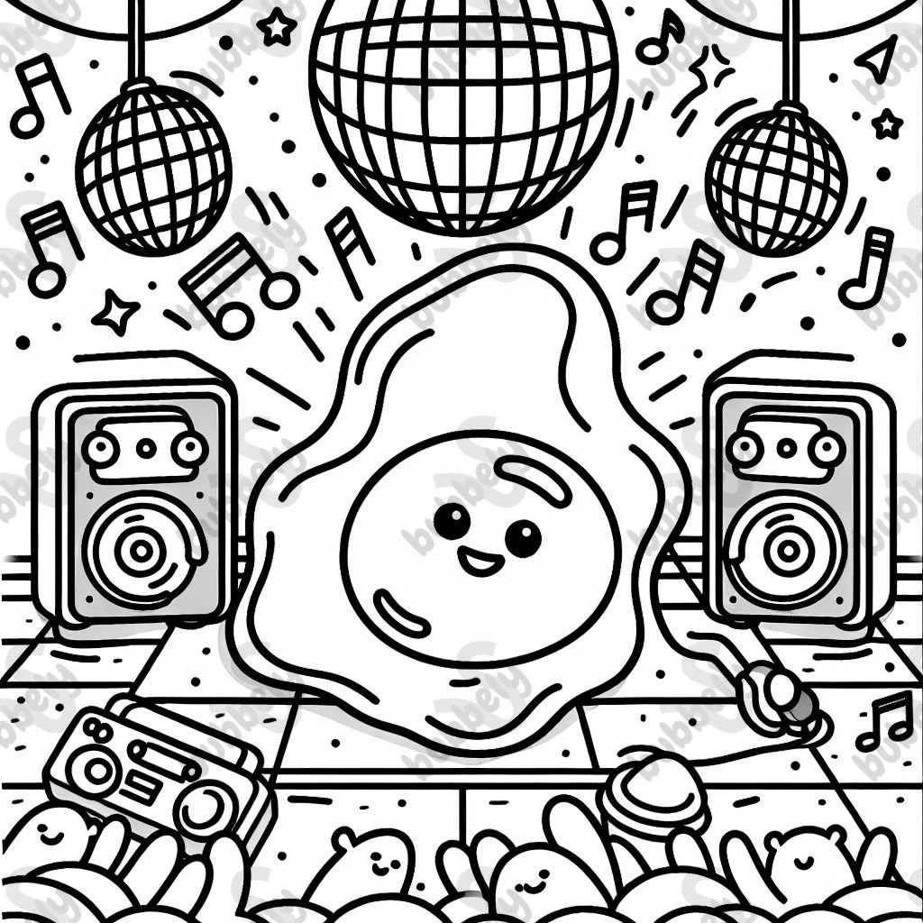 ein Spiegelei in der Disco