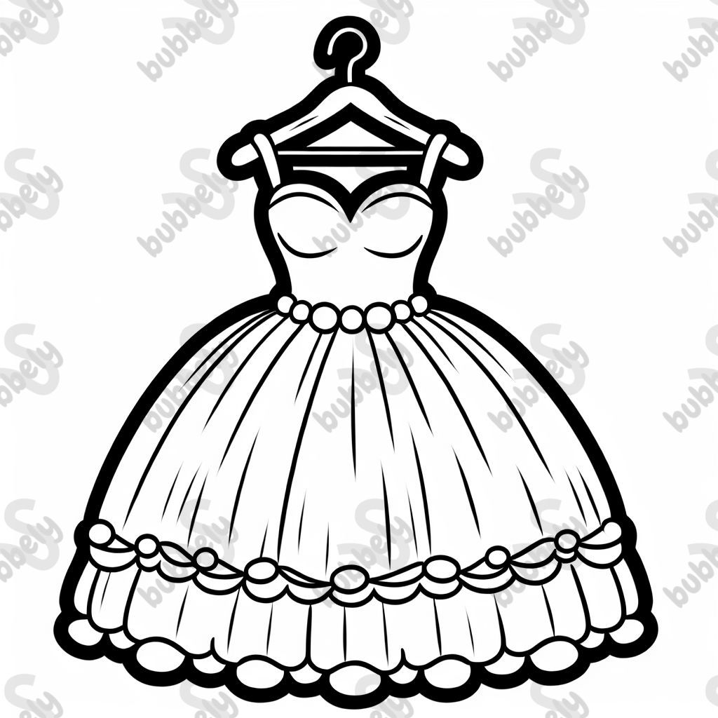 bride's dress