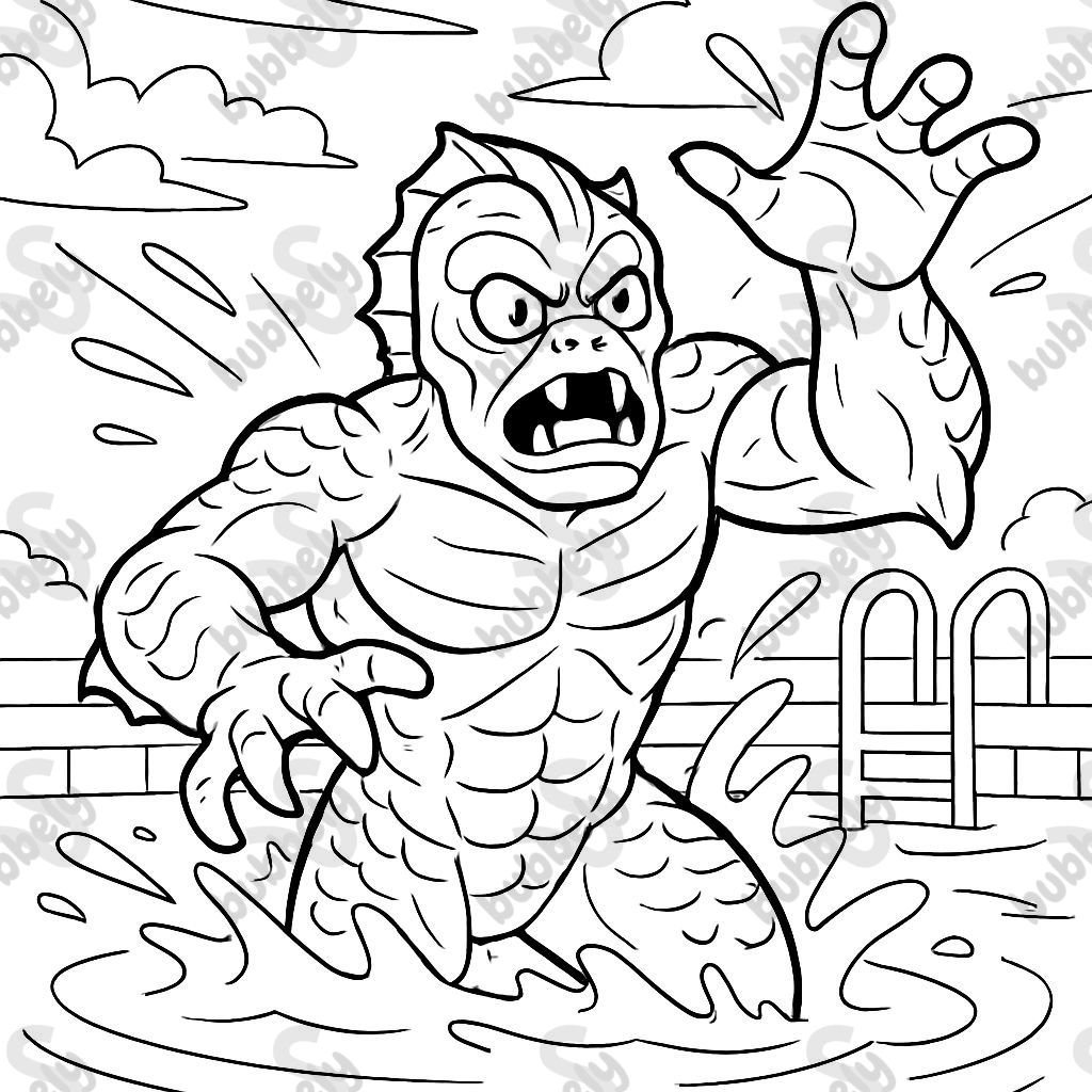un monstre de piscine