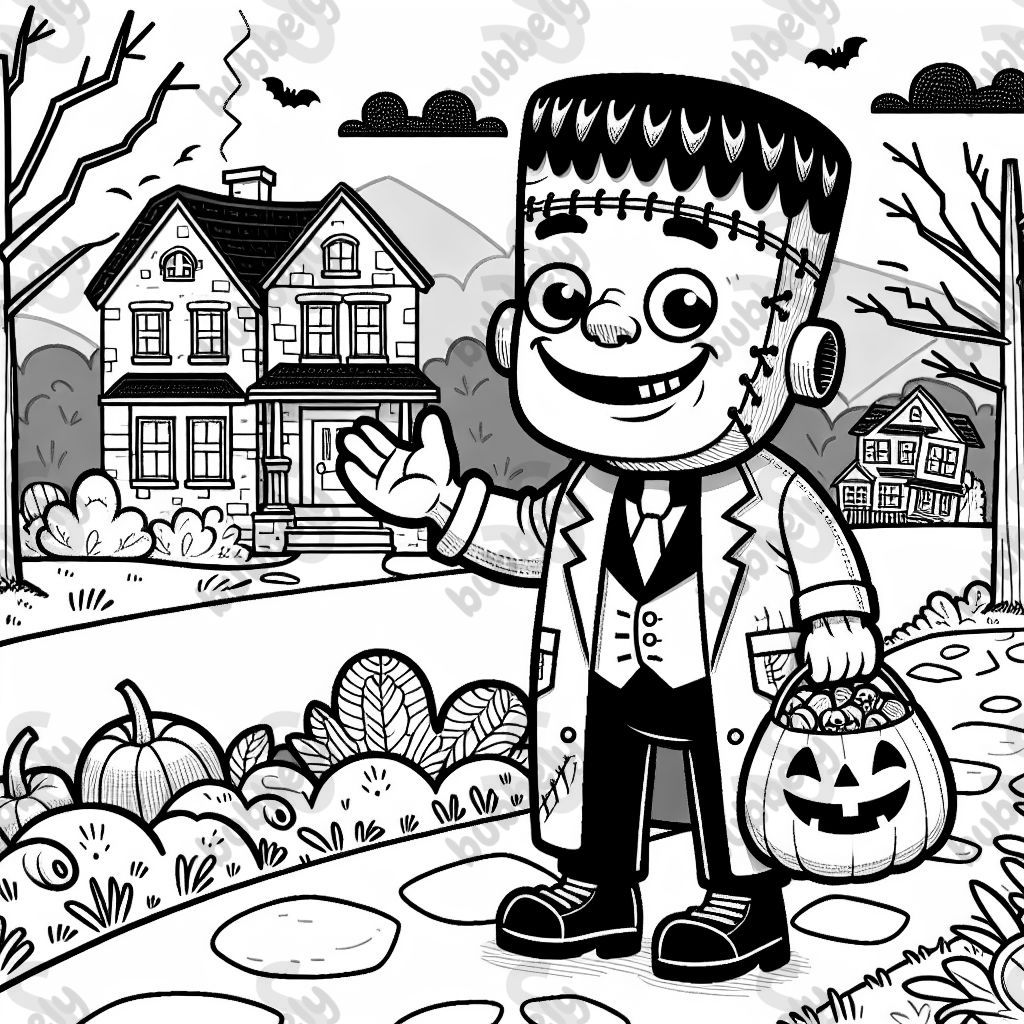frankenstein trick or treating