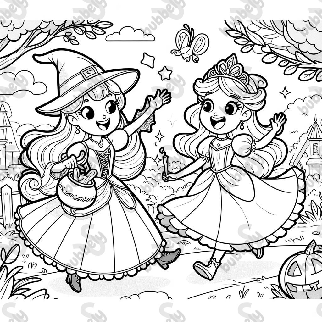 eine hexe und eine prinzessin erleben magische abenteuer