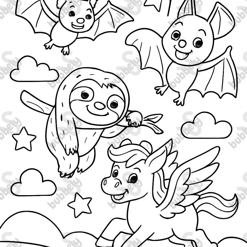 Bats and sloths and pegasuses