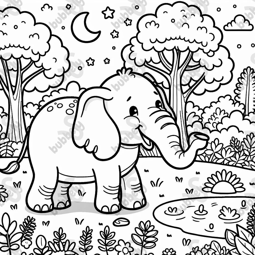 Un éléphant, un grand et amical animal souvent vu dans la nature ou dans un zoo. Un éléphant, un grand et amical animal souvent vu dans la nature ou dans un zoo.