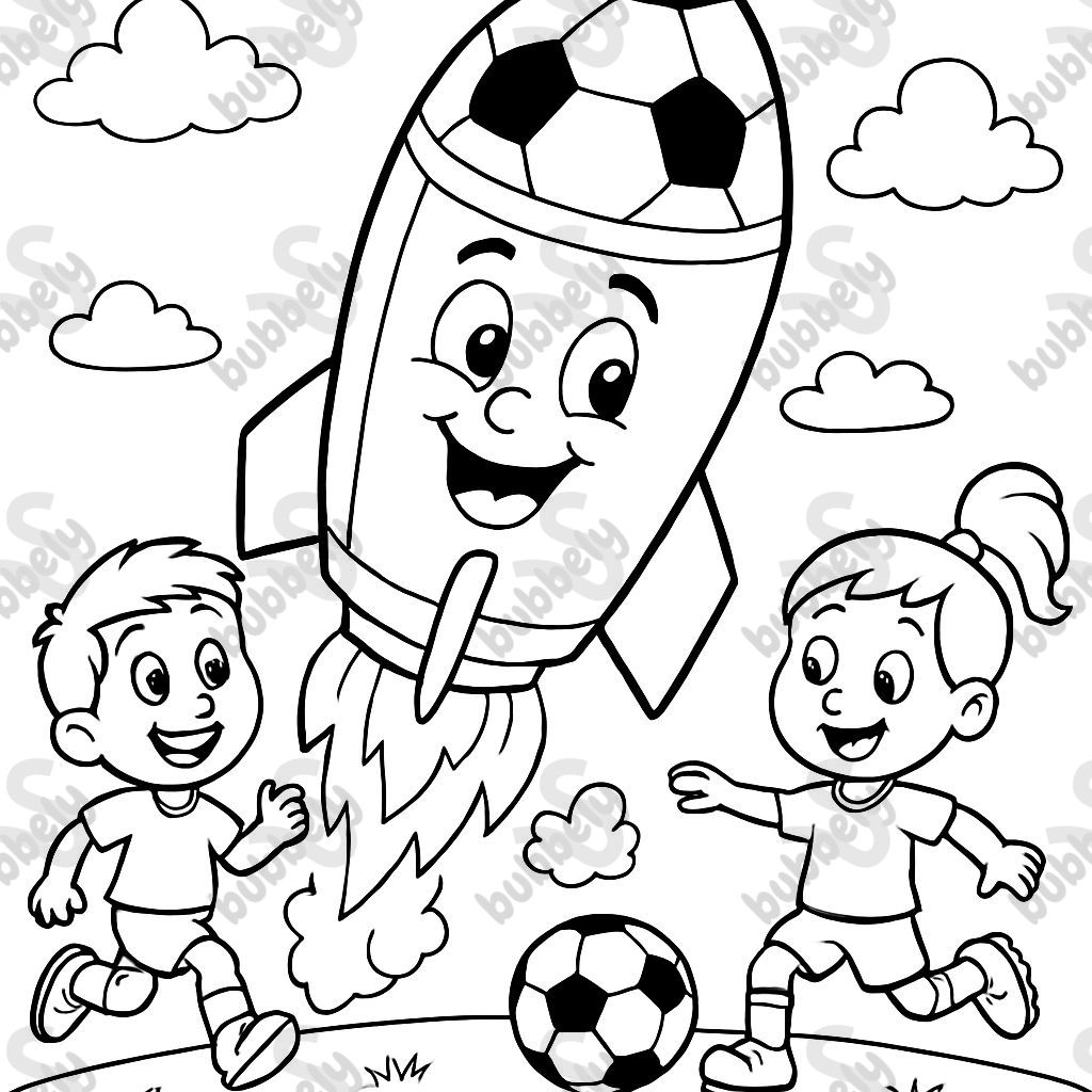 une fusée de football