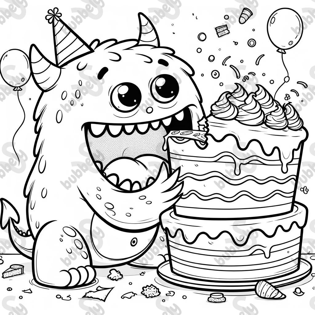 Monster that love cake