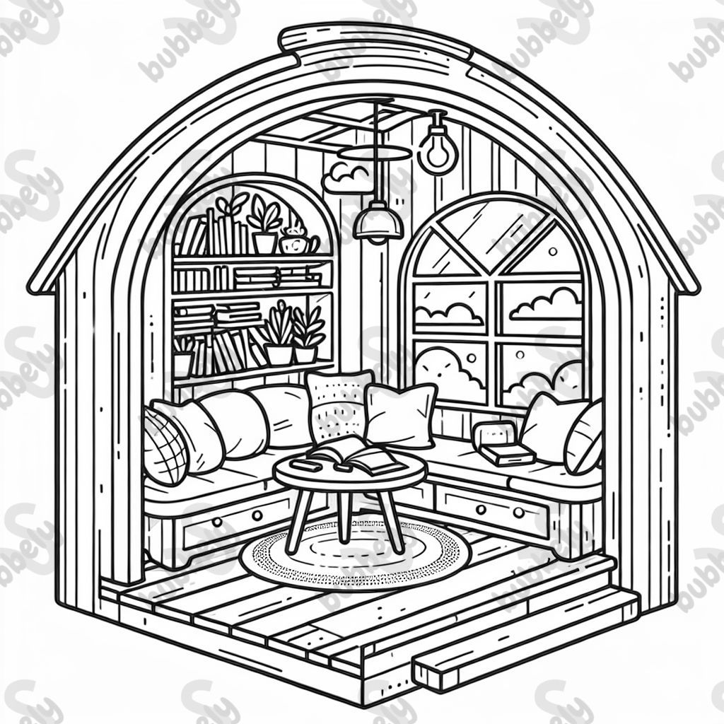 une véranda avec un coin lecture une véranda avec un coin lecture