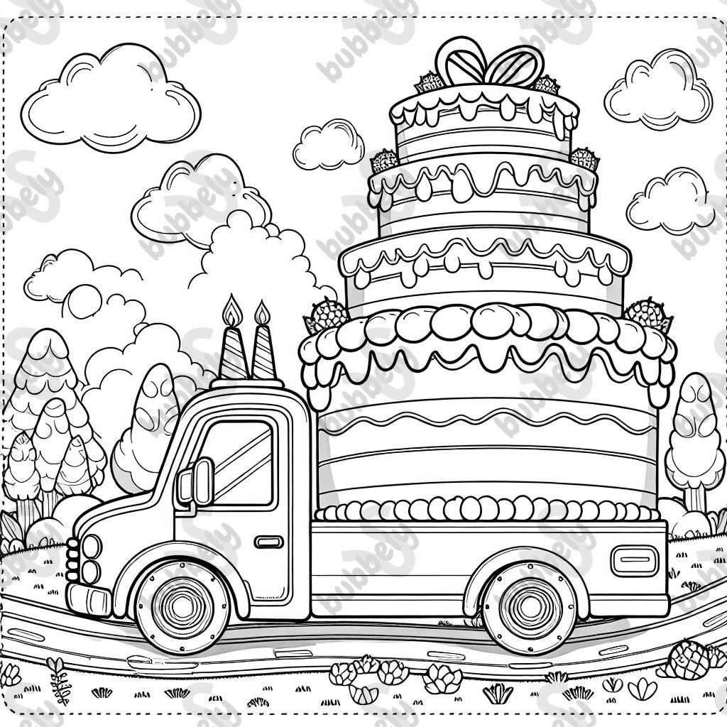 Truck with cakebox