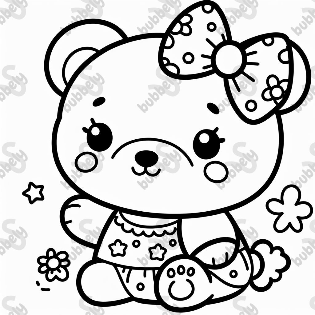 Girly cute bear