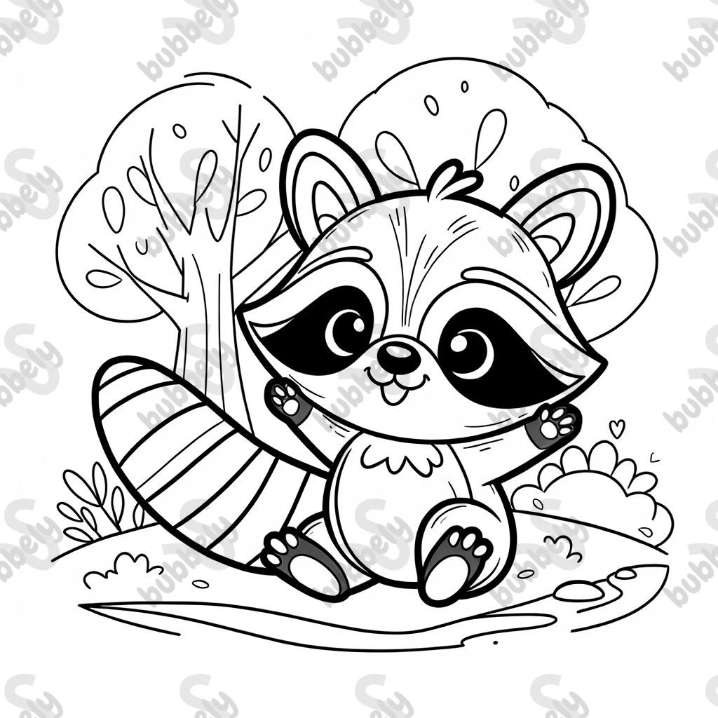 kind raccoon