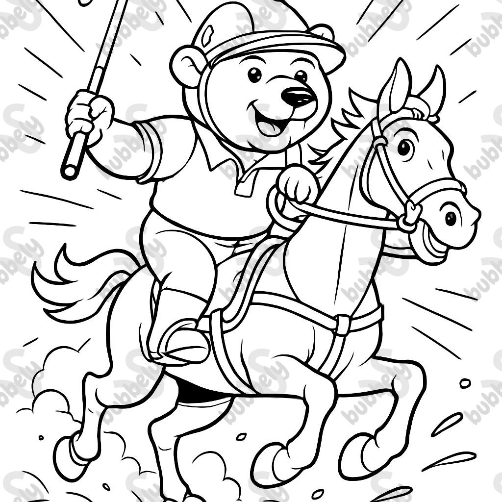 Polo bear in polo clothes