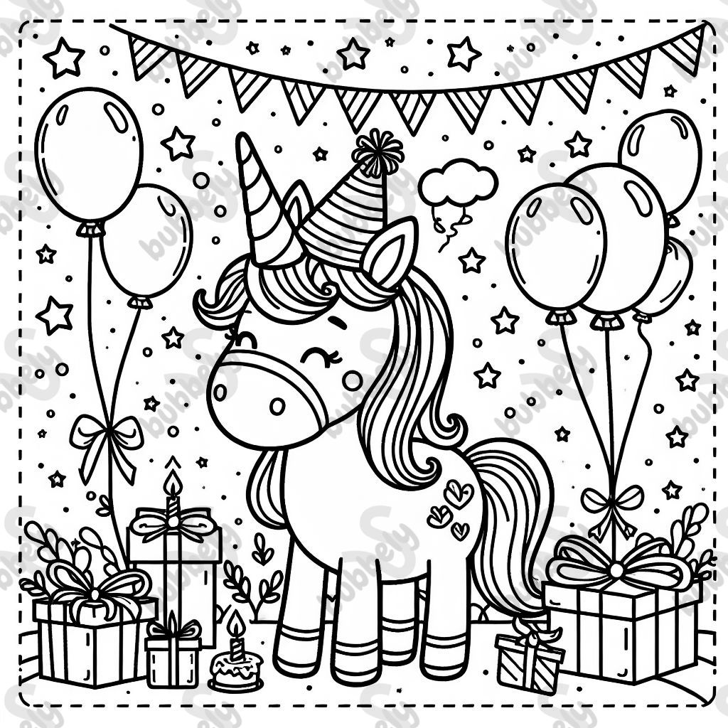 Birthday unicorn