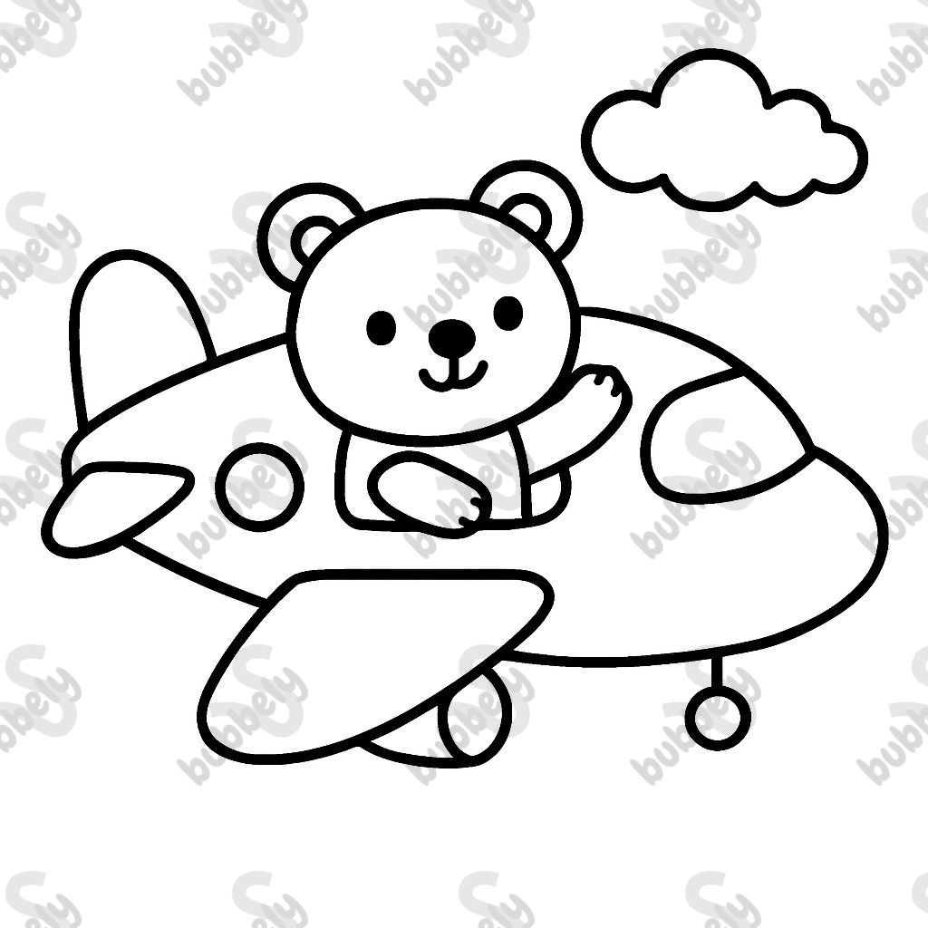 airplane with animal passenger from outside