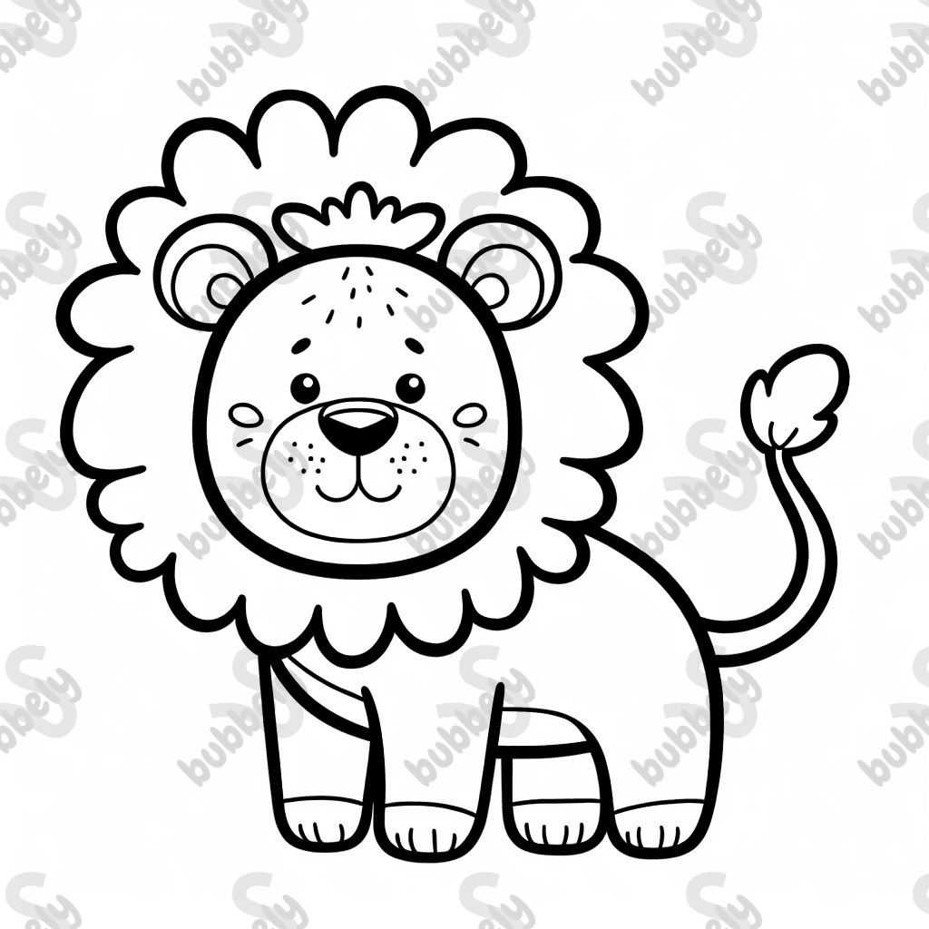 einen löwen mit mähne 