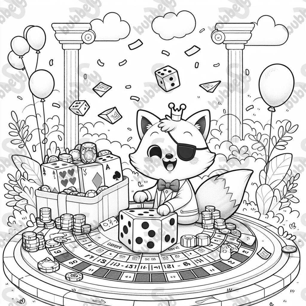 A little fox at a casino