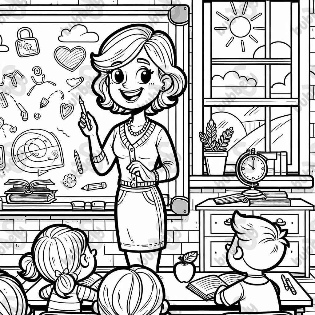 female substitute teacher