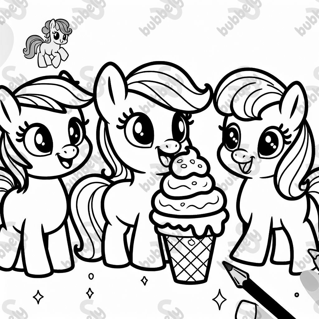 Ponies and ice cream