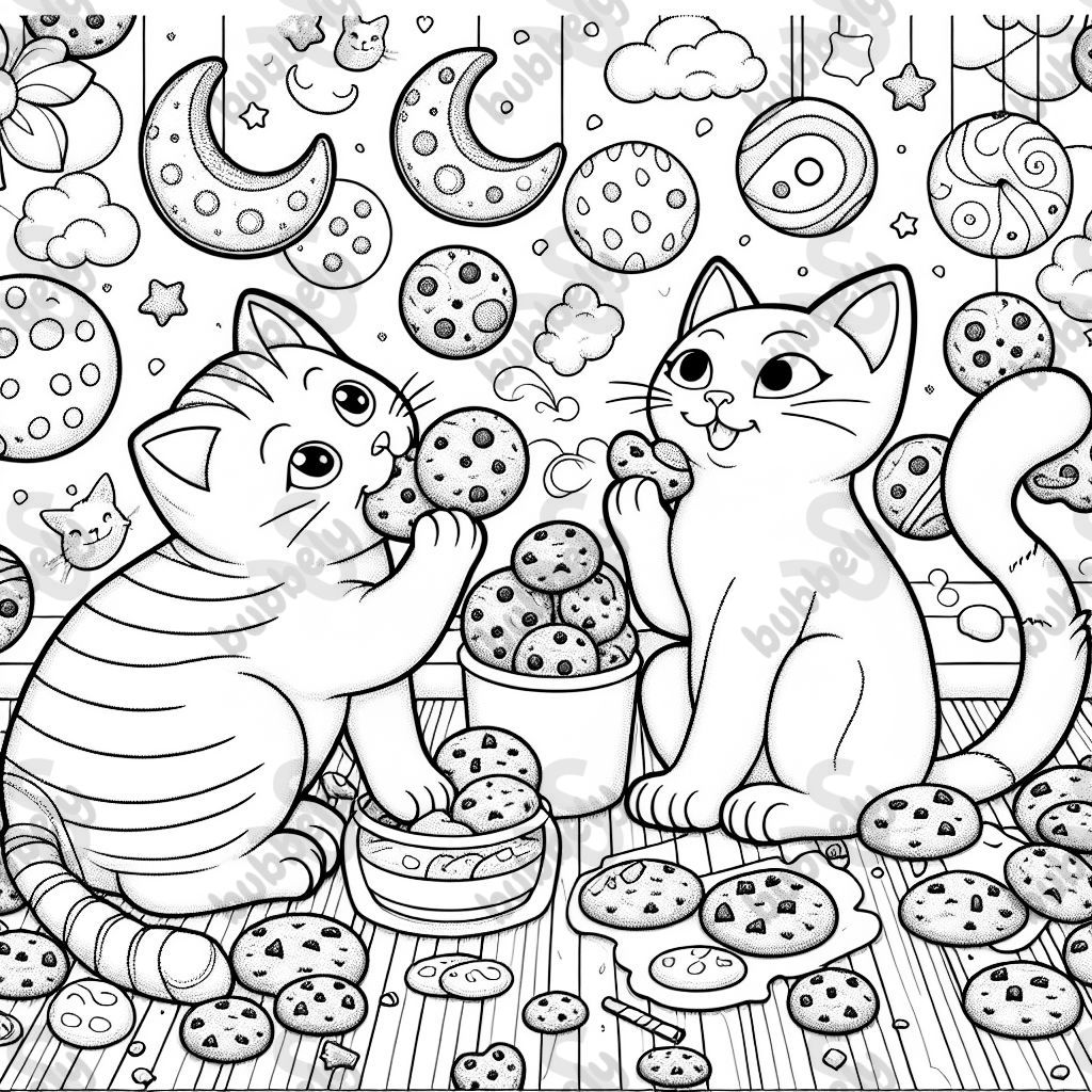 Kekse die Katzen essen