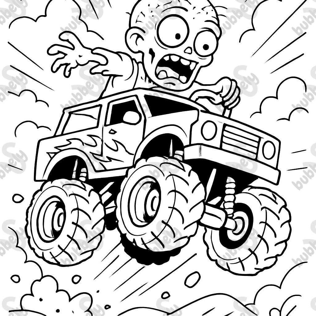 Monster truck zombie