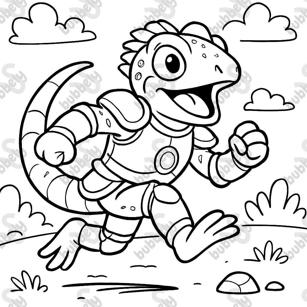 a lizard with armor a lizard with armor