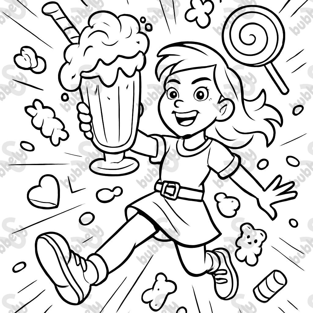 Milkshakes et bonbons. Ruby Milkshakes et bonbons. Ruby