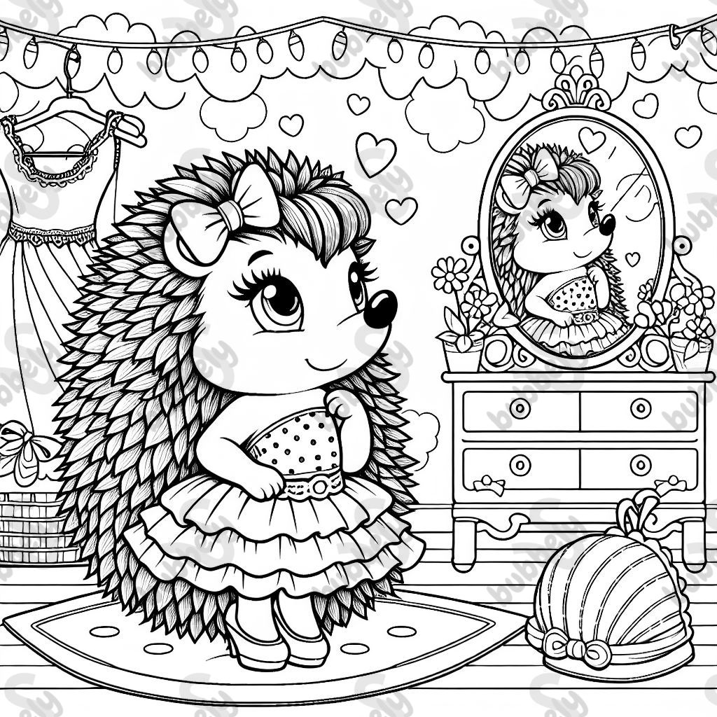 The girliest hedgehog
