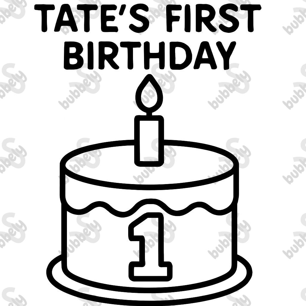 Le premier anniversaire de Tate Le premier anniversaire de Tate