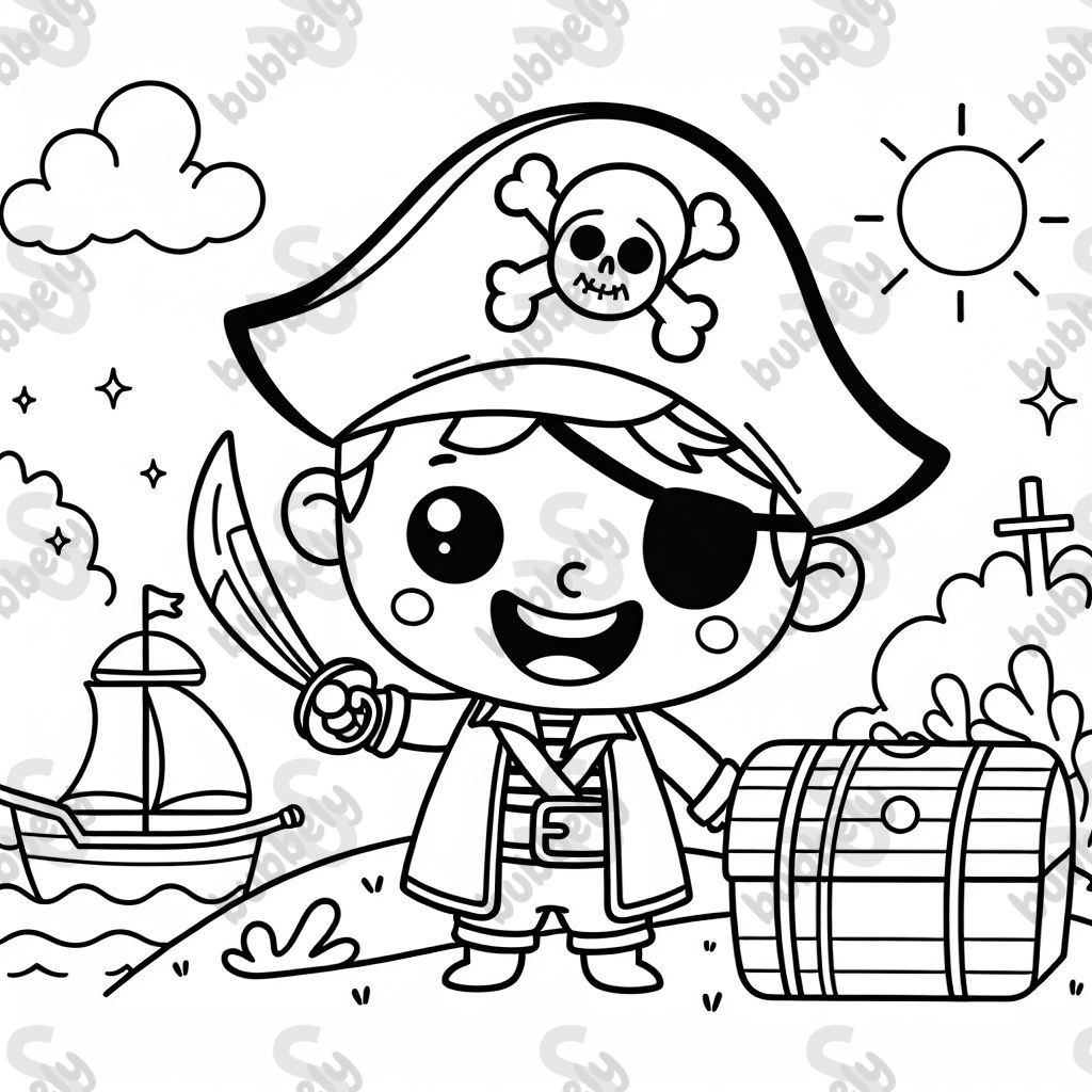 A happy pirate 