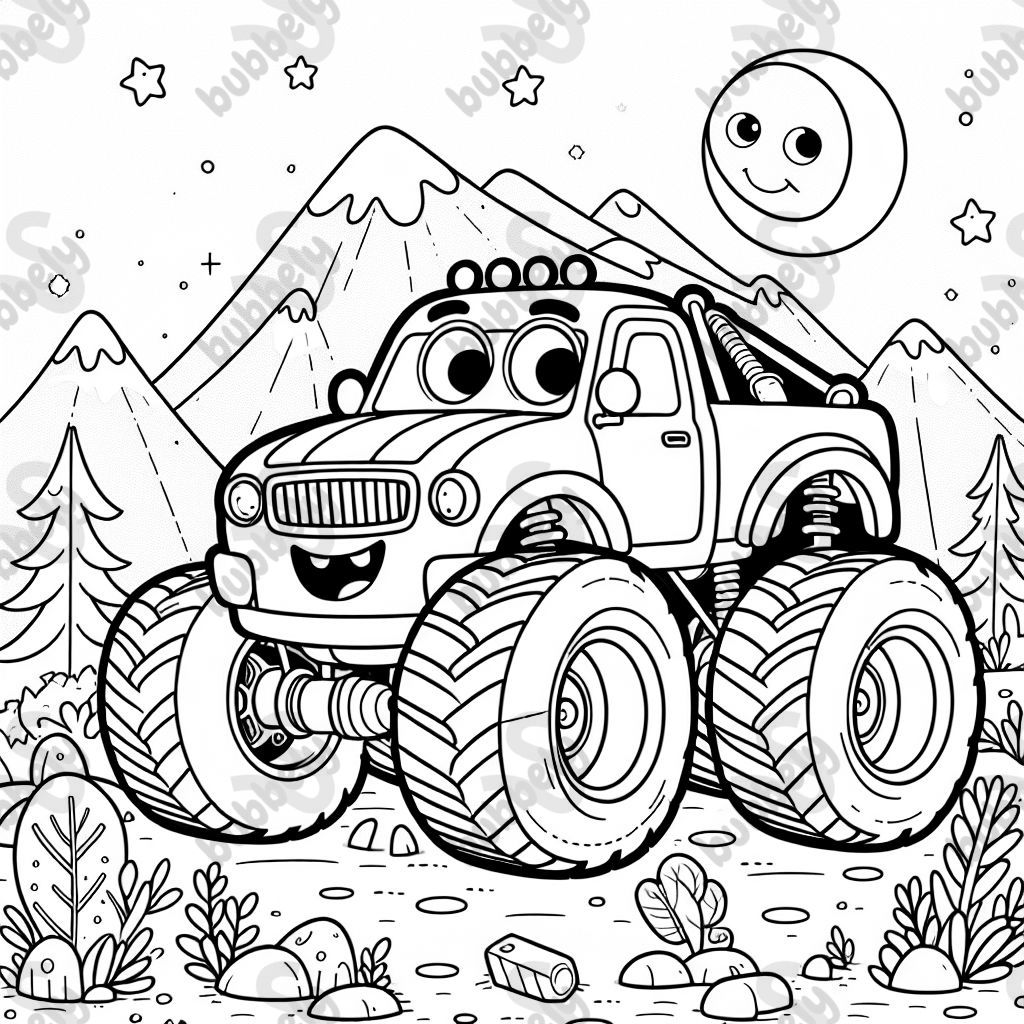 Ein cooler Monstertruck