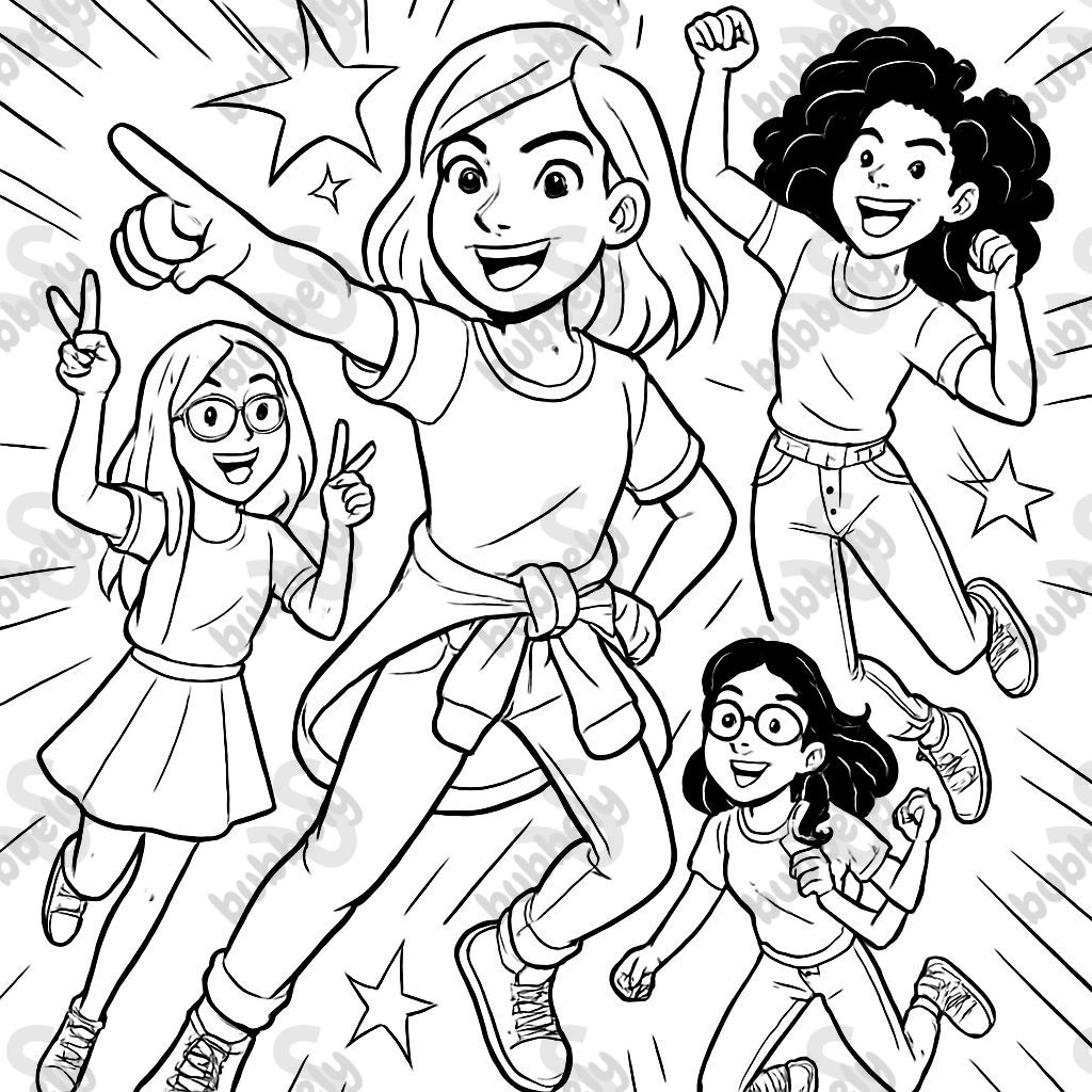 nice teenage girl clique