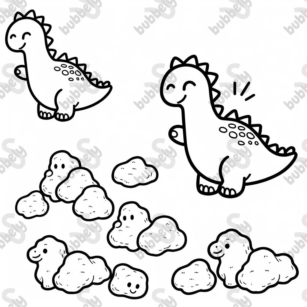 Dinosaur Chicken Nuggets