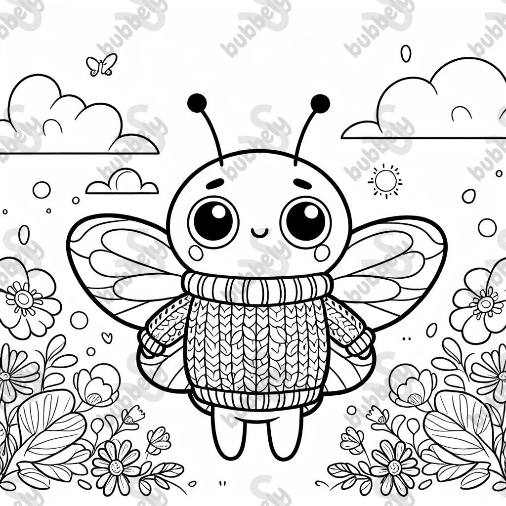 Einen Schmetterling im Pullover 