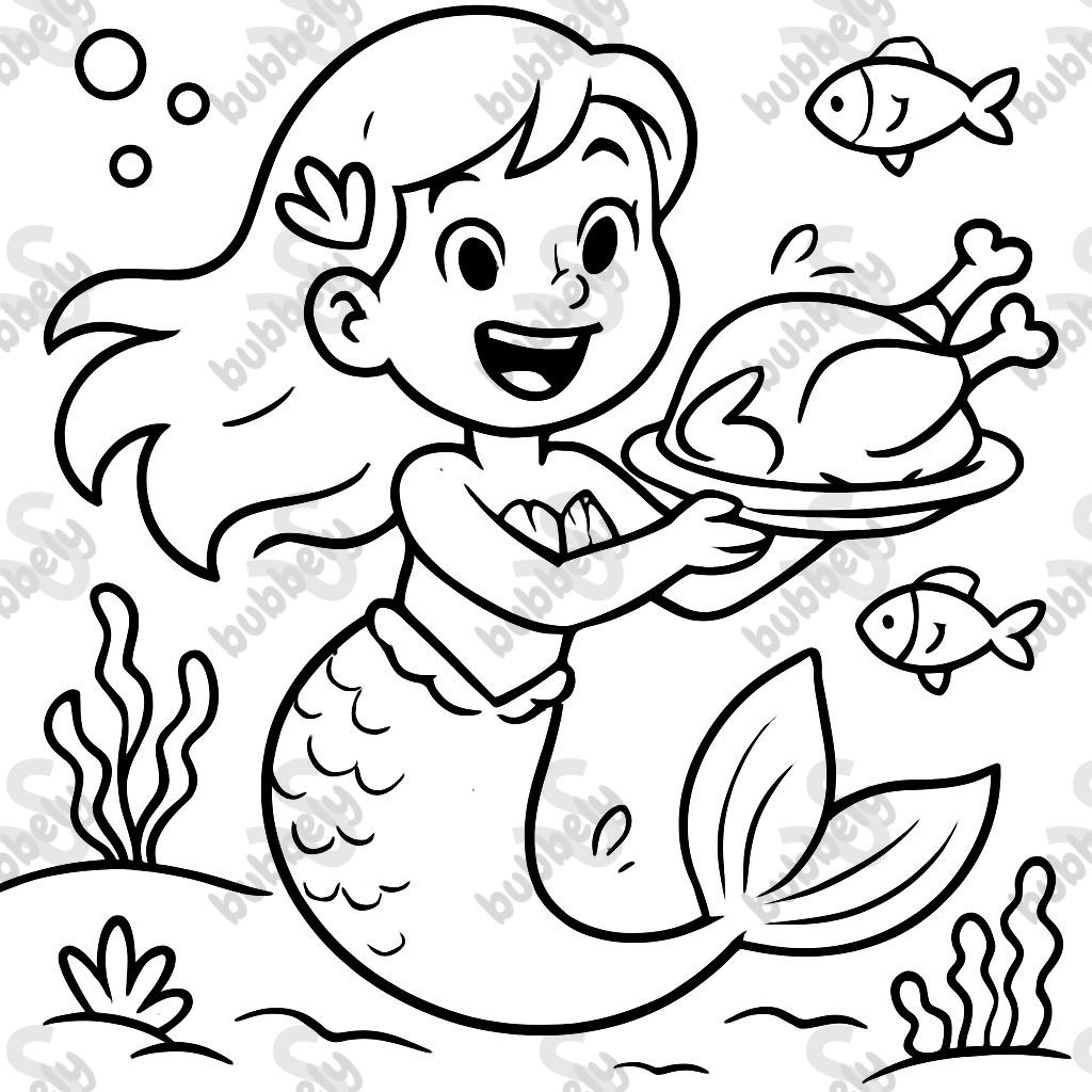 mermaid thanksgiving