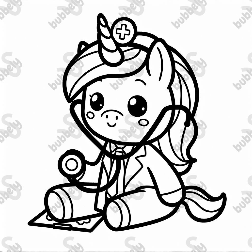 A unicorn as a doctor