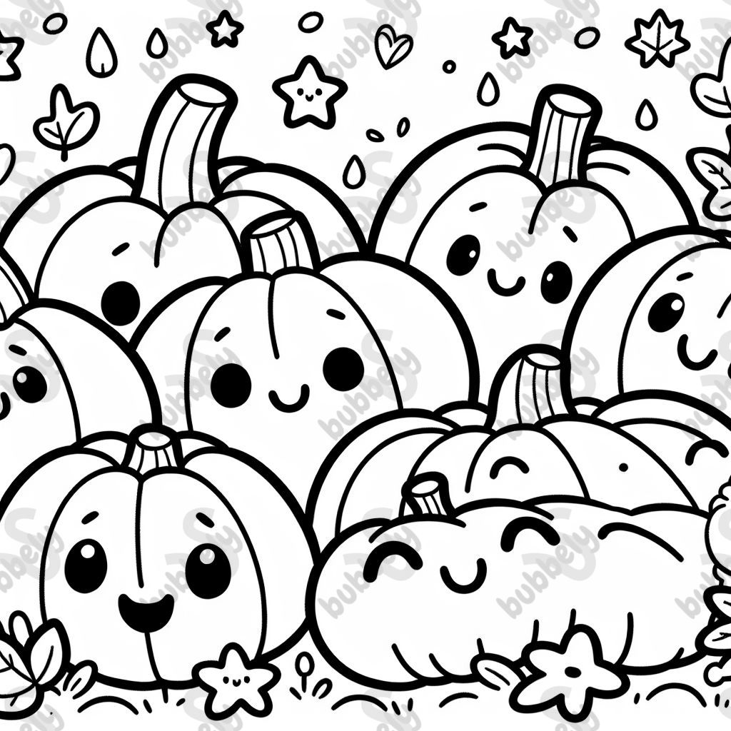 Happy pumpkins
