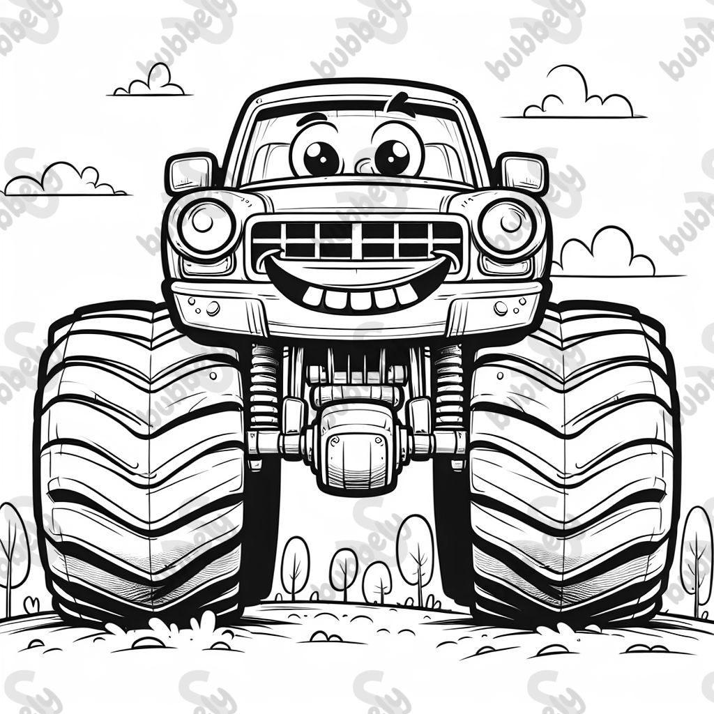 Monstertruck von vorne