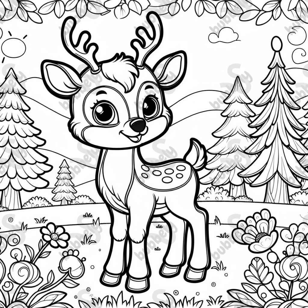 A deer with 'jacob' on it